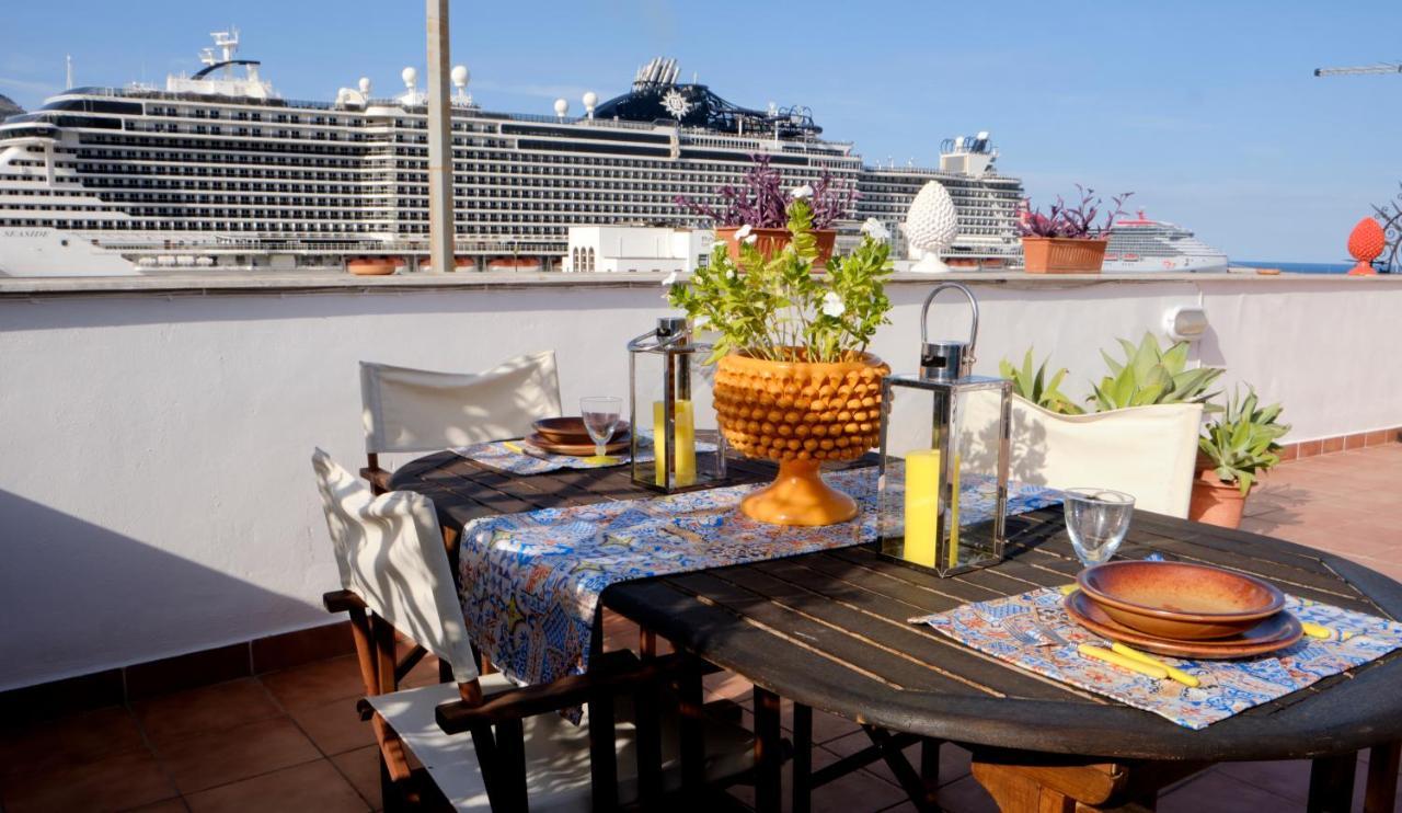 Attico Con Terrazza Sul Porto Apartman Palermo Kültér fotó